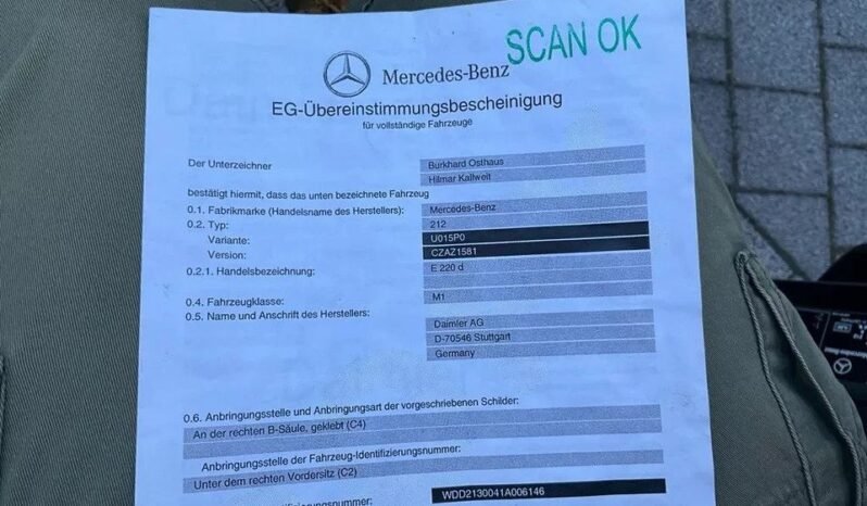 Mercedes-Benz E220 D 9G-TRONIC Exclusive / 2016/ Automatique (14910€ ) complet